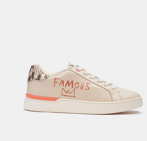 Imagen 5 de 5 de Coach Tenis C6358 Jean Michel Basquiat Original