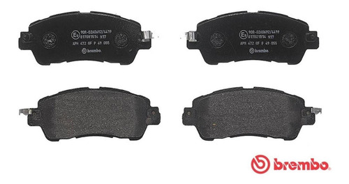 Balatas Brembo (d) Low Met Toyota Yaris 19-20 Mazda 2 16-17