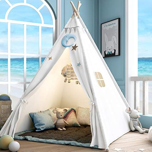 Tienda De Campaña Sumerice Teepee Para Niños Con Tapete + Es