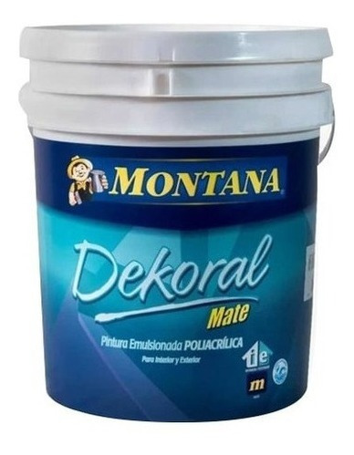 Pintura Blanca Dekoral Mate Montana Cuñete