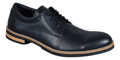 Zapatos Hombre Con Cordones Standar Negro Suela 39 Al 45