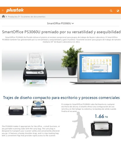 Scanner Plustek Ps3060u