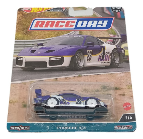 Porche 935 Race Day Hot Wheels Premium Ruedas De Goma