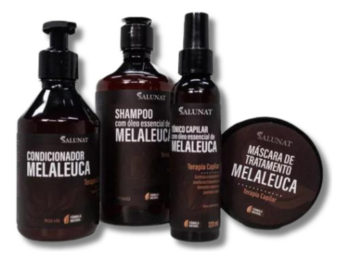 Kit Melaleuca Dermatite E Oleosidade, Com Shampoo 500ml