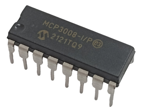Mcp3008, 8 Canales 10-bit Adc Con Spi, Analogico (1 Pieza)