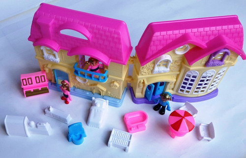 Imagen 4 de 5 de Mini Casita De Juguete Con Accesorios