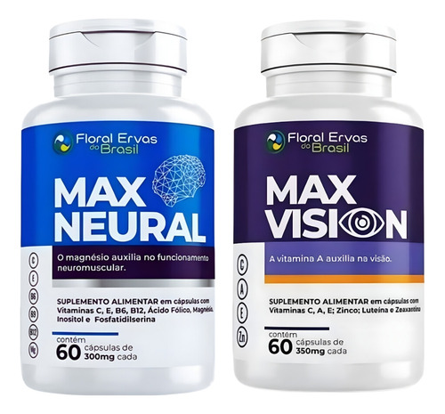 Kit Max Neural / Max Vision Alta Perfomance Mental Visão