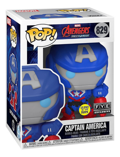 Funko Pop! Captain America Mechstrike Glow In The Dark
