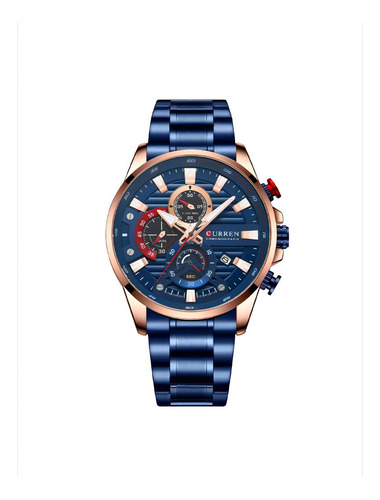 Reloj Para Hombre Curren Curren Kred612005 Azul