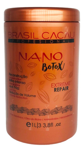 Nano Btx Brasil Cacau 1l, Crema Capilar