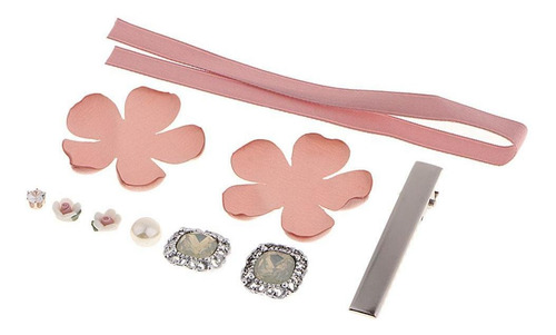 Imagen 5 de 8 de Kit De 10pcs Accesorio De Pin De Pelo Incluye Perla De Flor