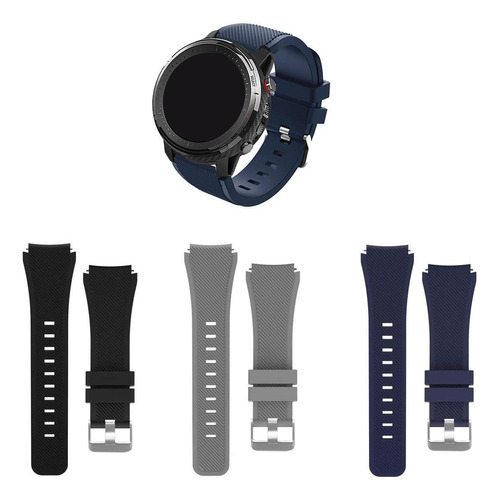 3x Pulseiras Para Amazfit Stratos 3 Ou Stratos - Troca Fácil