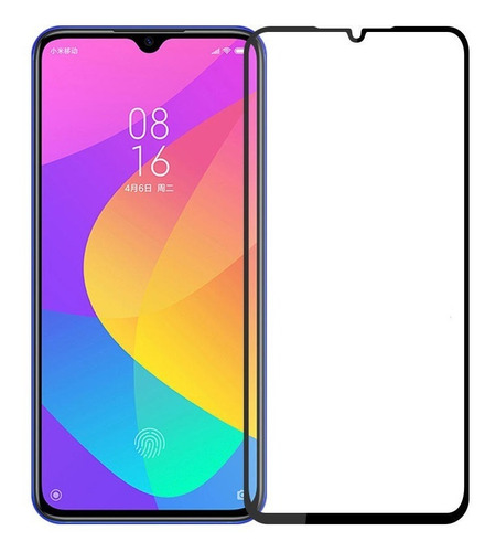 Vidrio Templado 5d Xiaomi Mi A3 Borde Negro Full Pega