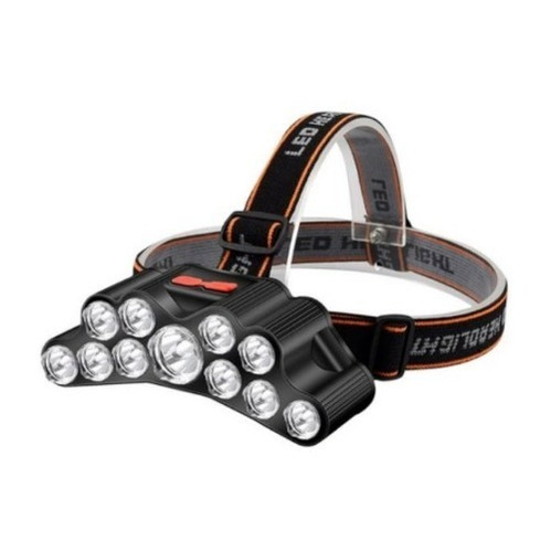 Kit De Linterna Led Frontal Para Casco 11 Led Waterproof 