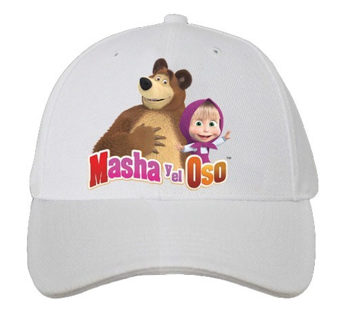 Gorras Con Logo - 12 Un. - Masha Y El Oso  - Souvenirs