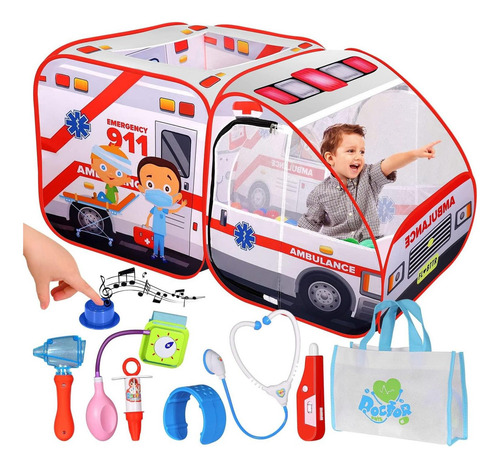 De Campaña Emergente De Ambulancia Para Niños Con Son