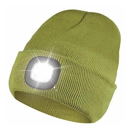 Gorro Unisex Con Luz Led, Recargable Por Usb, De Punto ...