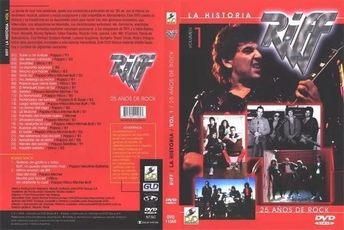 Riff La Historia Vol .1 25 Años De Rock Pappo Dvd / Kktus