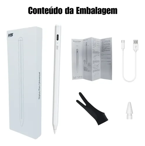 Caneta Ponta Fina Para iPad Air 1ª/2ª E iPad Pro 12.9 1ª/2ª