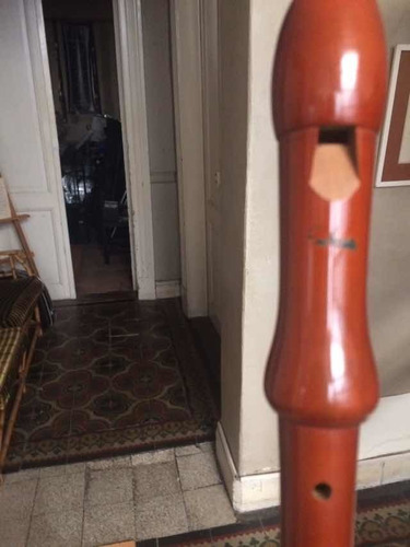 Flauta Dulce Soprano De Madera Embassy Germany Dig. Barroca (Usado)