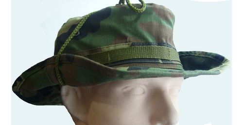 Sombrero Lafocaweb Camuflado De Gabardina- Cámping-travesías