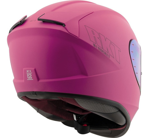 Casco Integral Joe Rocket Rkt 15 Ion Pink - Iridium Mujer