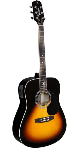 Violão Giannini Folk Eletroacústico Sunburst Gd1eqvsbs