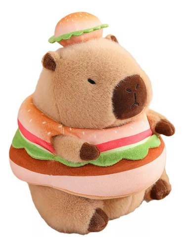 A Carpincho Transformable De Peluche, Juguete De Hamburguesa