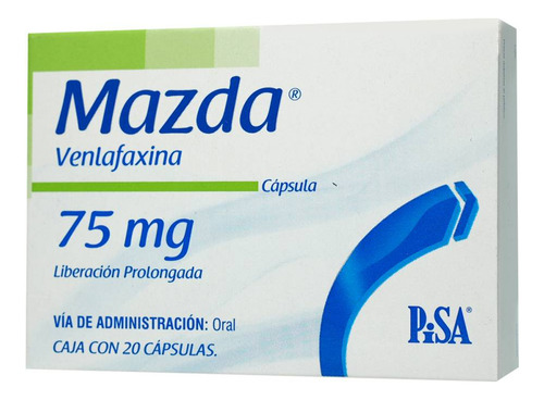 Mazda Cápsulas 75 Mg, 20 Cápsulas