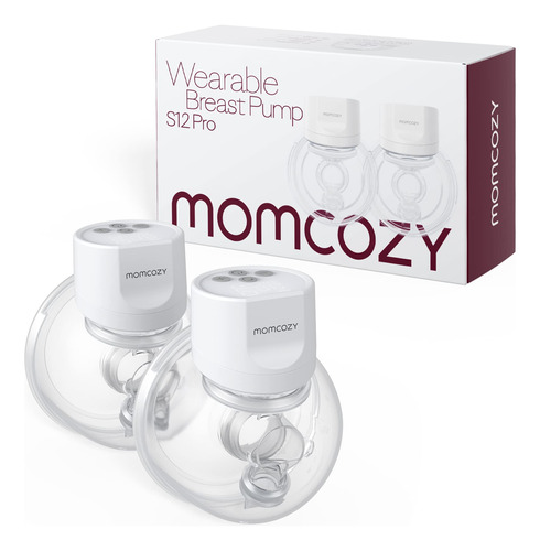 Momcozy Extractor De Leche S12 Pro Manos Libres, Portatil E