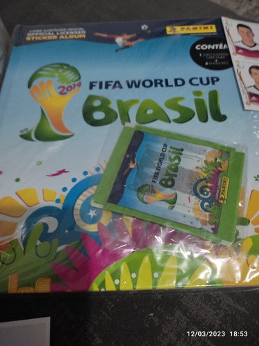 Álbum Figurinhas C/ Dura Copa 2014 Completo P/ Colar +brinde