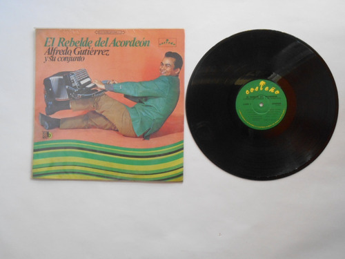 Lp Vinilo Alfredo Gutierrez El Rebelde Del Acordeon