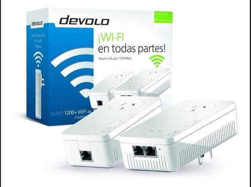 Extensor Amplificador Wifi Devolo Dlan1200+ Wifi Starter Kit