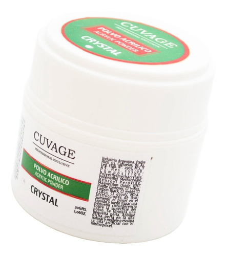 Cuvage Polímero Polvo Acrílico Uñas Esculpidas Manicuría 30g