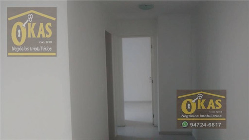Imagem 2 de 12 de Apartamento Com 2 Dormitórios À Venda, 47 M² Por R$ 170.000,00 - Vila Urupês - Suzano/sp - Ap0071
