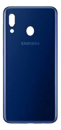 Tapa Trasera Compatible Con Samsung  Galaxy A20 Azul 