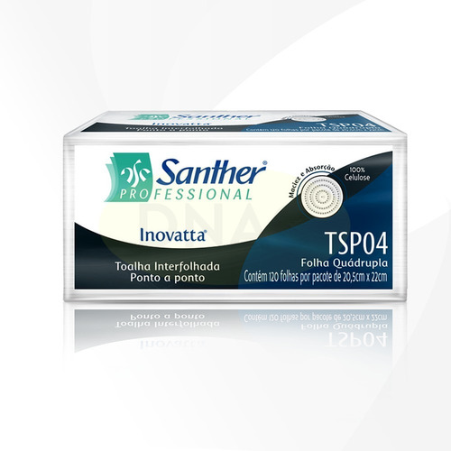 Papel toalha Santher