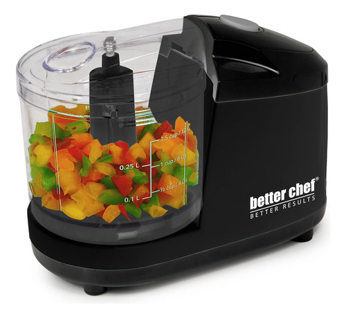 Better Chef Mini Procesador De Alimentos De 1.5 Tazas | Hoja