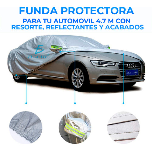 Funda Cubierta Impermeable Protector Auto Camioneta 4.7m
