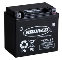 Comprar Bateria Moto Bronco Ytx5l-bs Gel Motoscba