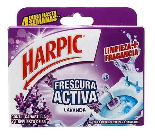 Pastilla Sanitaria Harpic Lavanda 35g