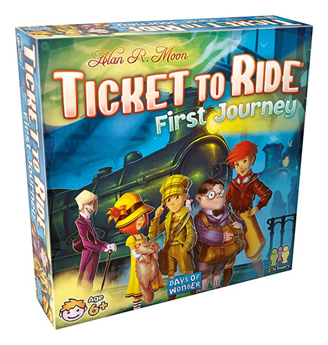 Ticket To Ride: First Journey Juego De Mesa [idioma Españo.