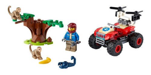 Imagen 3 de 7 de Lego City 60300 Rescate De Vida Silvestre Original