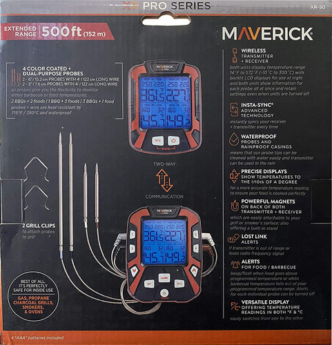 Maverick Pro Series Xr-50 Extended (500ft Range, 4 Sondas) D