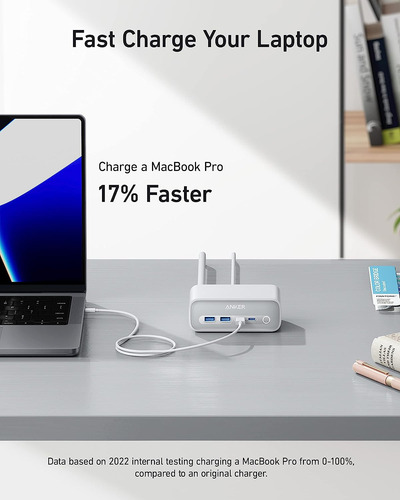 Estación De Carga Anker 525, Strip Power Strip C Usb C 7-in-