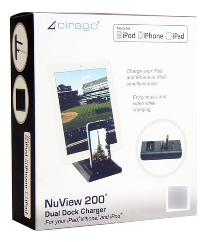 Cargador iPad iPhone iPod Cirago Nuviem 200