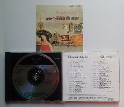 Orquestra Românticos De Cuba Cd Nacional Usado Recuerdos