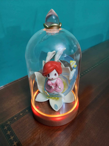 Figura Disney Pelicula Sirenita Princesa Ariel Lampara Noche