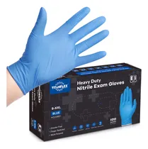 Comprar Guantes Nitrilo 6 Mil Azules Resistentes Cocina Mecánicos