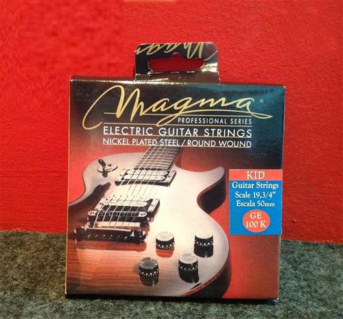 Encordado Magma Ge100k Tamaño Kid Niño Guitarra Eléctrica
